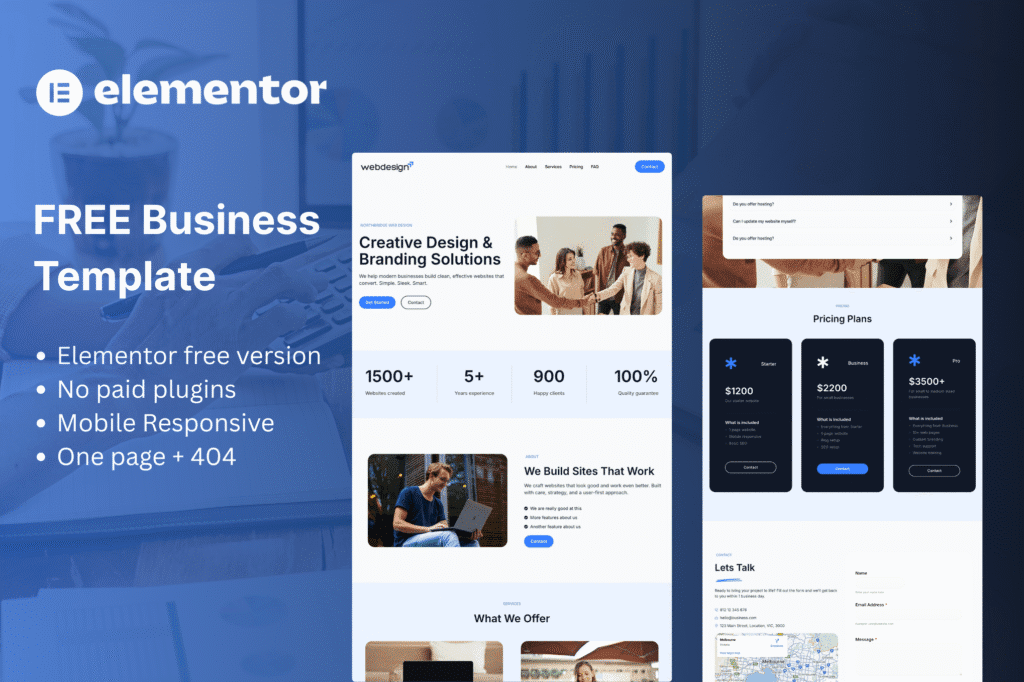 business template